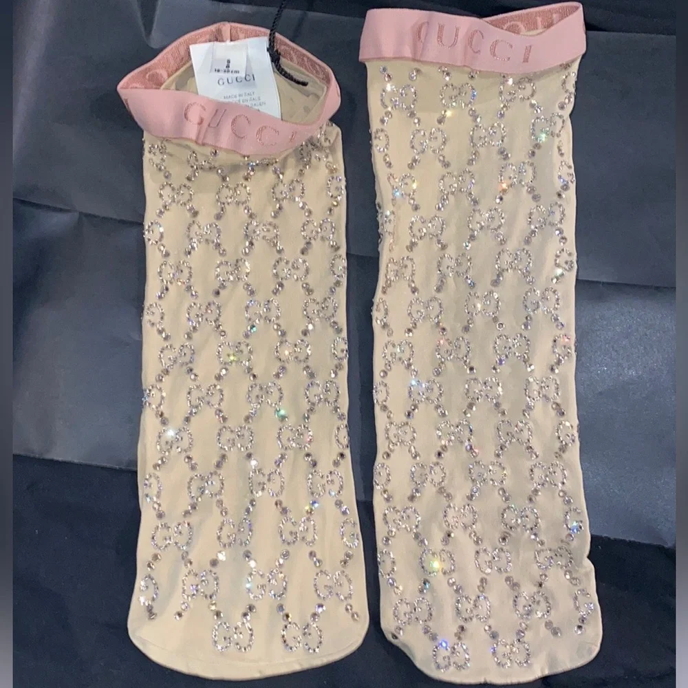 Gucci Crystal Socks